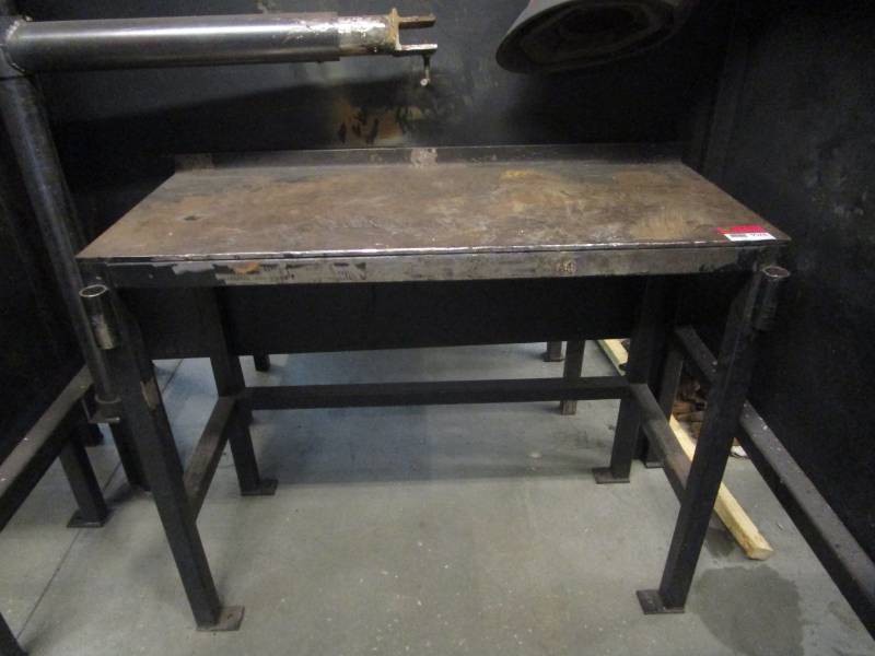 lot 9576 image: Steel Work Table