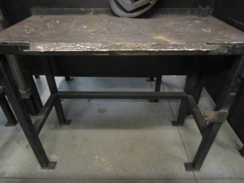 lot 9578 image: Steel Work Table