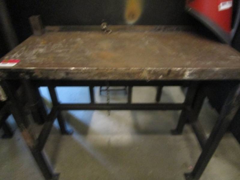lot 9580 image: Steel Work Table