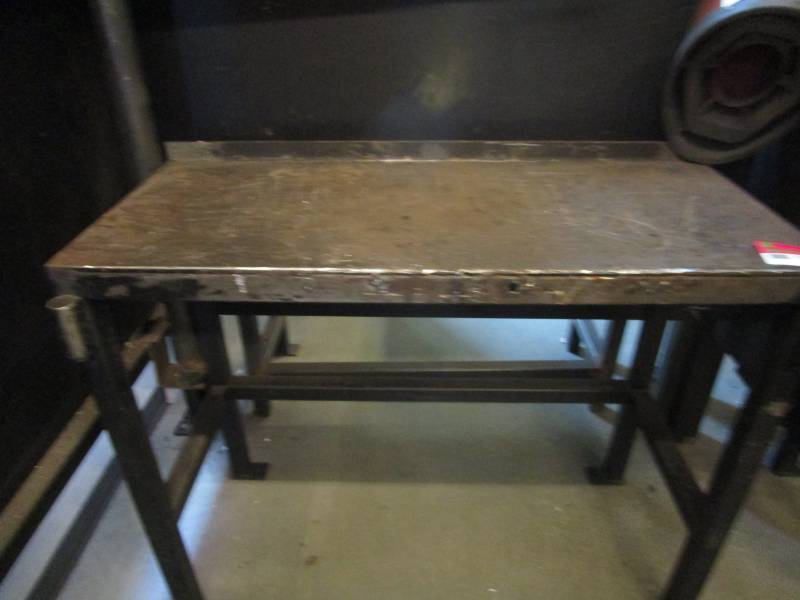 lot 9582 image: Steel Work Table