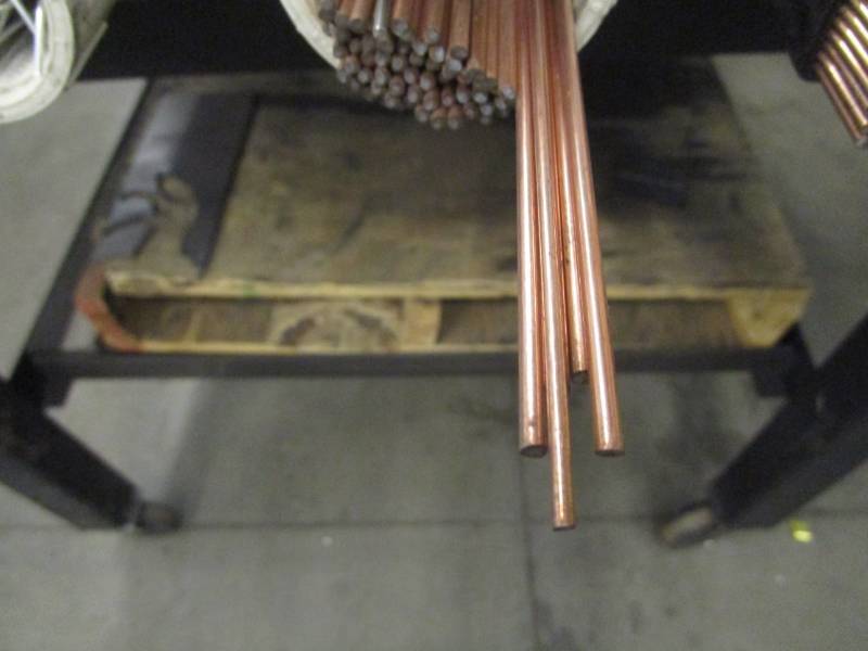 lot 9601 image: Lot of 14 Copper Clad Rods