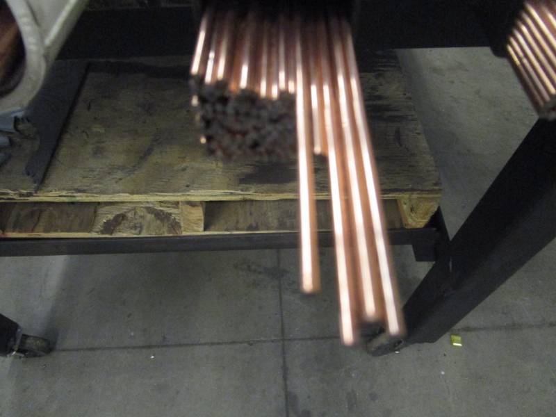 lot 9600 image: Lot of 14 Copper Clad Rods
