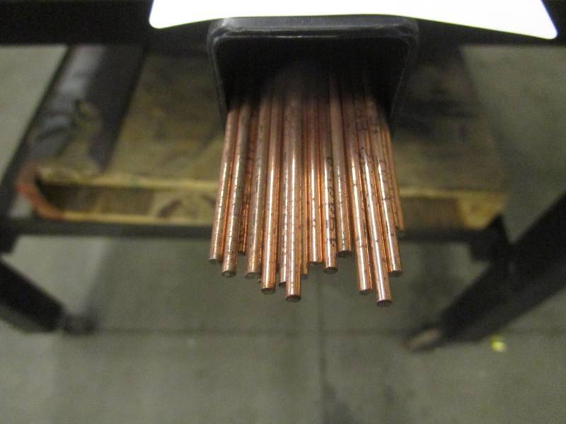 lot 9598 image: Lot of 14 Copper Clad Rods