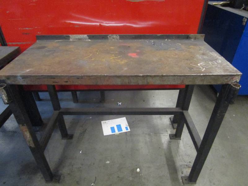 lot 9594 image: Steel Work Table