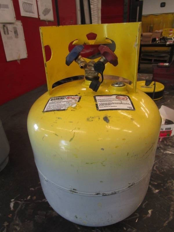lot 9625 image: Tank of 410-A Refrigerant Full