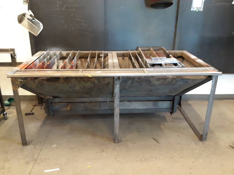 lot 9631 image: Channel Iron Welding Table