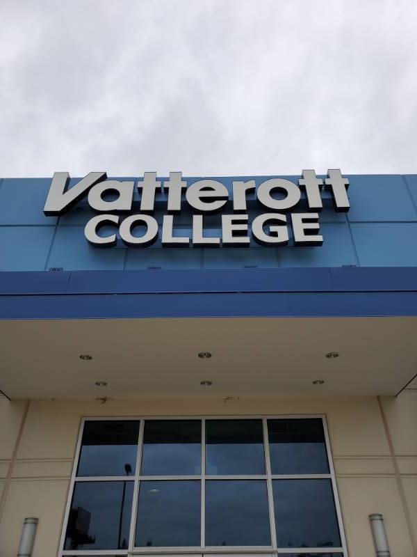 lot 3 image: Vatterott College Out Door Sign Buyer Remove