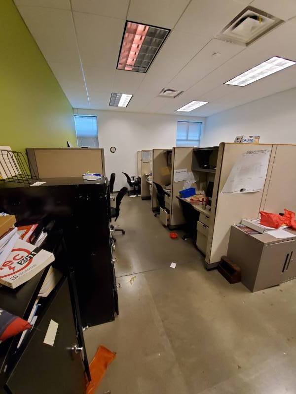 lot 8395 image: Entire Office Contents Computers, Filing Cabinets, etc. Cubicles and Chairs Not Included