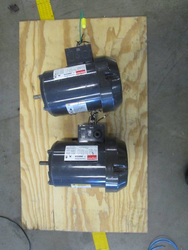 lot 9734 image: Pair of Dayton Industrial Motors