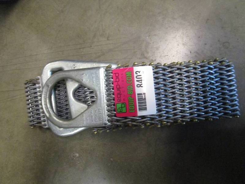lot 8403 image: Liftall Wire Mesh Sling, TriangleChoker