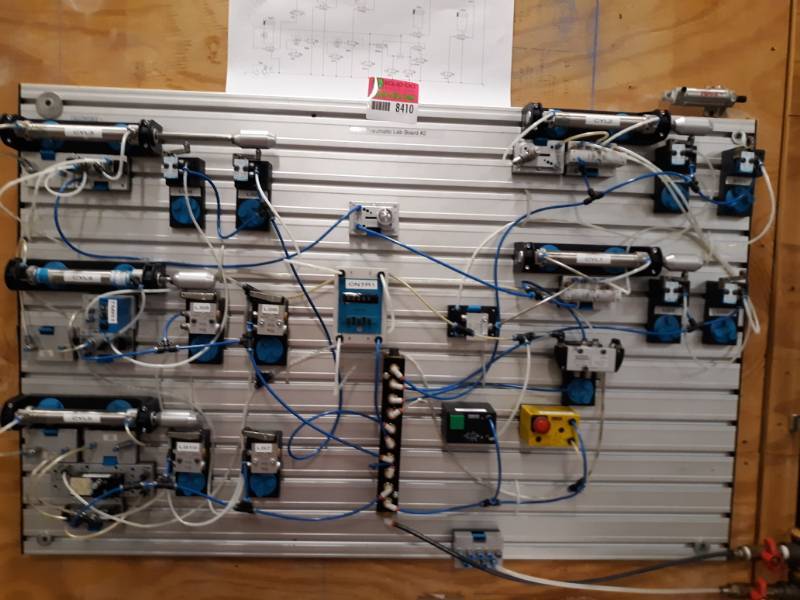 lot 8410 image: Wall of Learning Switches