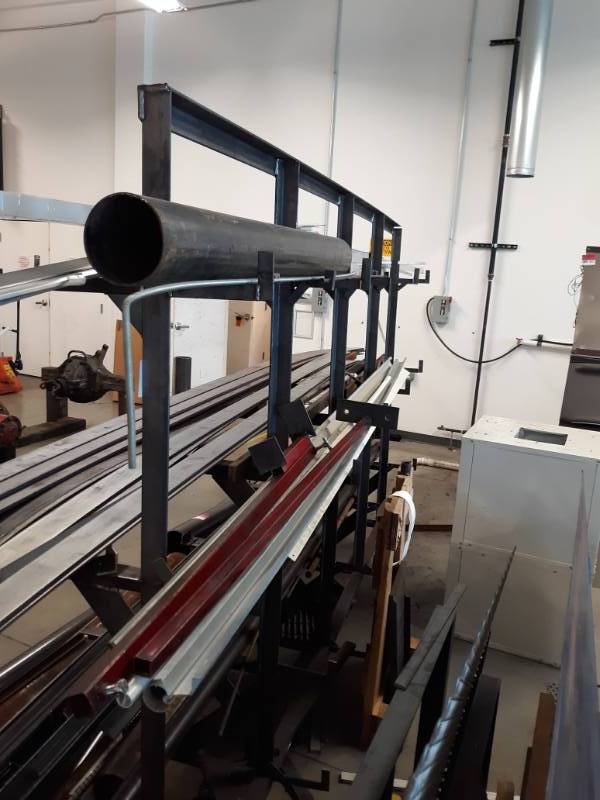 lot 9769 image: Cantilever Rack Contents Not Included