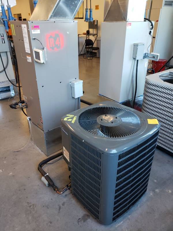 lot 8012 image: Air conditioner Outdoor and Indoor setup Natural gas