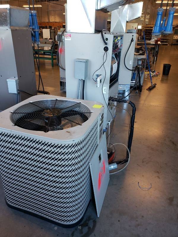 lot 8013 image: Complete Air Conditioning System Natural gas Tested, Powered on and Started to cool