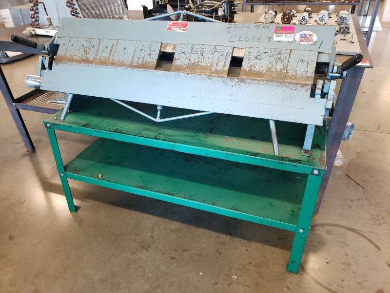 lot 8035 image: U-422 LIGHT GAUGE FINGER BENDING BRAKE