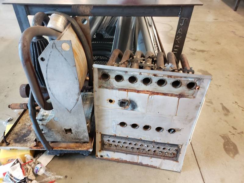 lot 8050 image: (2) scrap heat coils