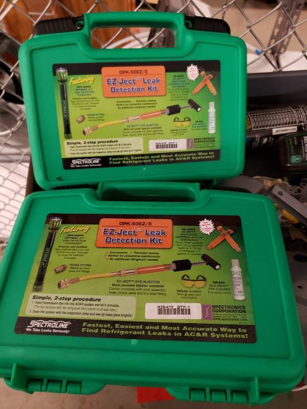 lot 8251 image: (2) Ez eject leak detection kits