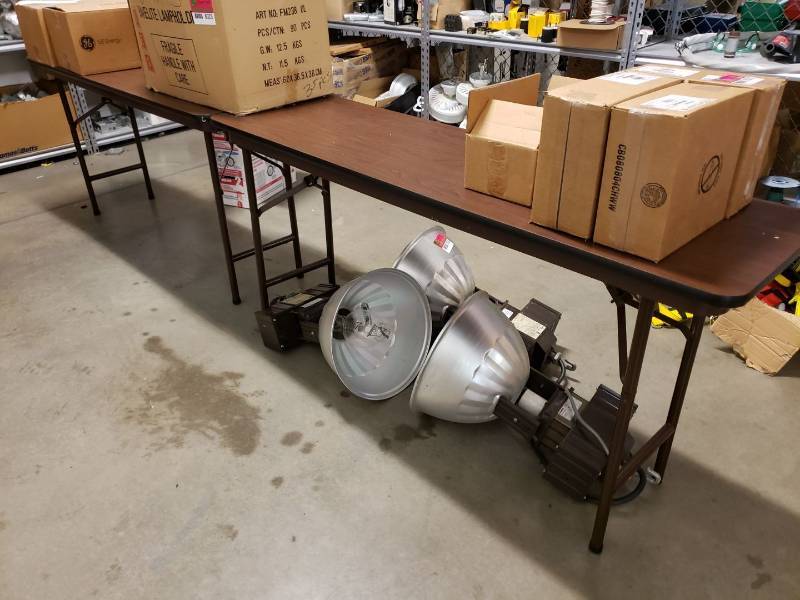 lot 8328 image: (2) 6 Folding Tables