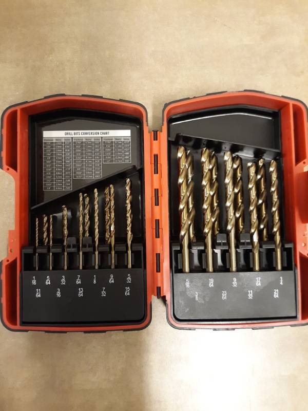 lot 7123 image: Mac 21 - PC Cobalt Drill Bit Set Model # 6321DSB