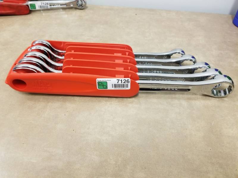 lot 7126 image: MAC Tools Combination Wrench 5 PC