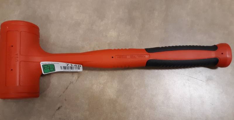 lot 7149 image: Snap-on 48 oz, Soft Grip Dead Blow Hammer Model # HBFE48