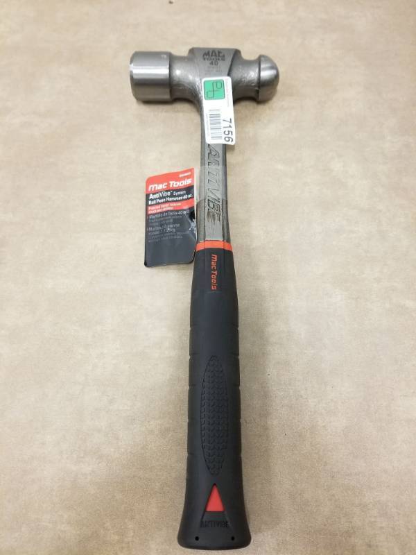 lot 7156 image: MAC Tools AntiVibe Ball Peen Hammer 40oz