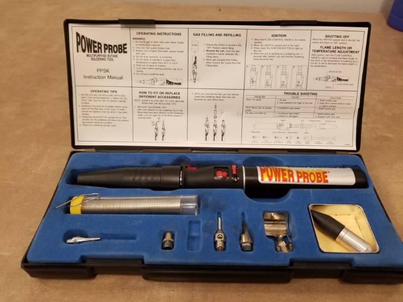 lot 7169 image: Butane Soldering Kit Power Probe PPSK Kit