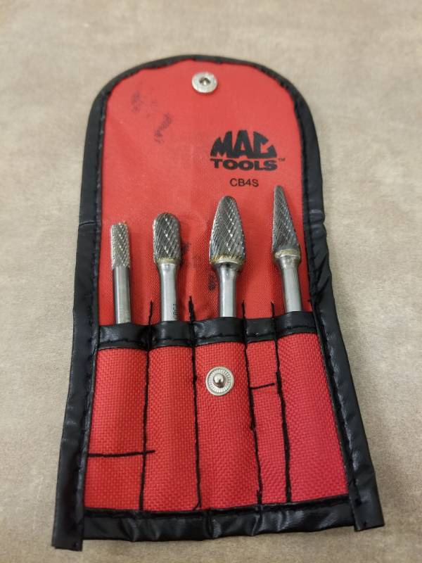 lot 7195 image: MAC Tools 14in Carbide Burr Set