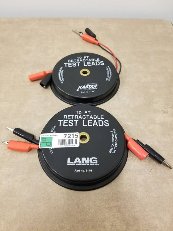lot 7215 image: 10 FT Retractable Test Leads