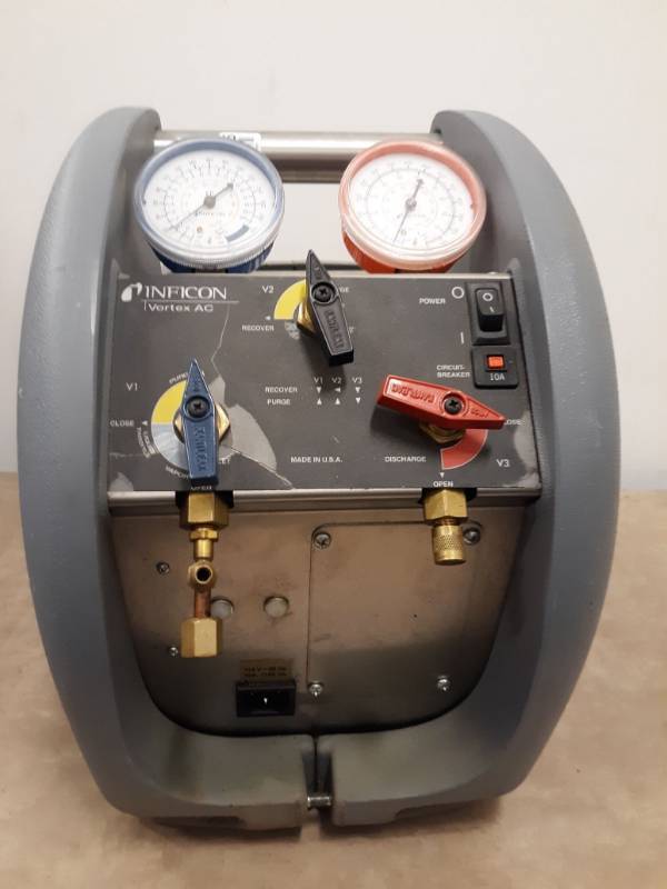 lot 7225 image: Inficon Votex AC Refrigerant Recovery System Model # 06-17119