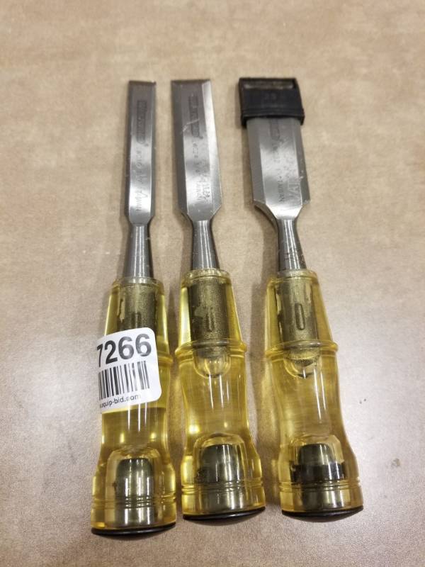lot 7266 image: Westward 3 PC Chisel Set