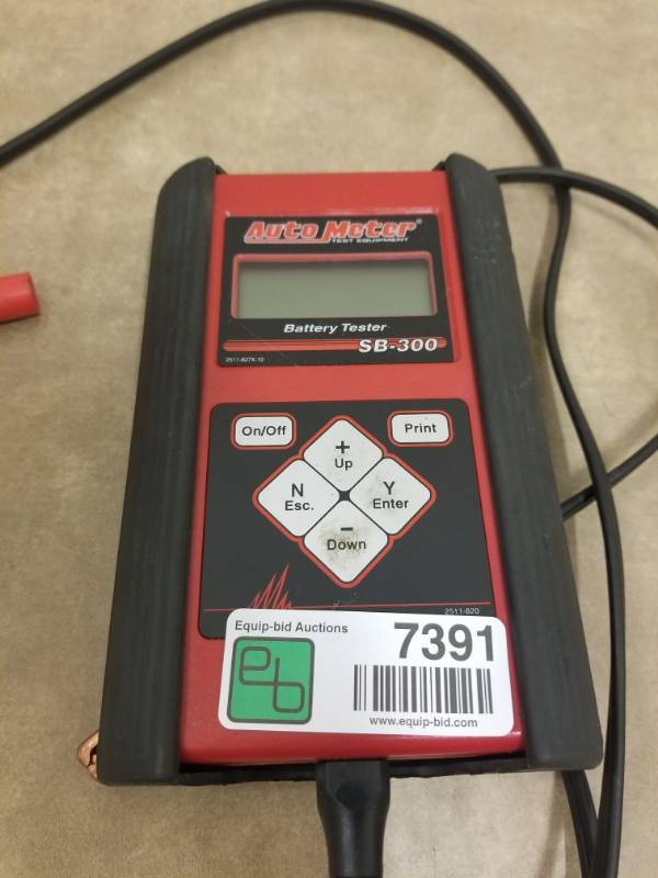lot 7391 image: Auto Meter Battery Tester SB-300