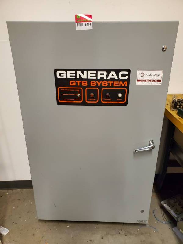 lot 8414 image: Generac Gts System Automatic Transfer Switch