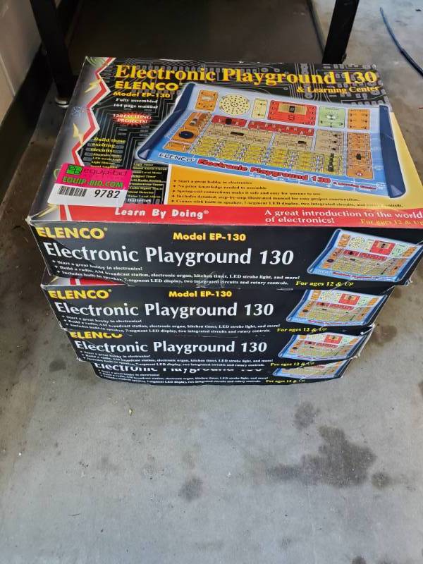 lot 9782 image: Lot of 4 Electronic Playgrounds