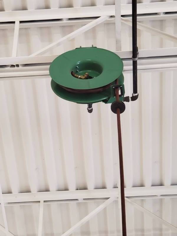 lot 9533 image: Suspended Air Hose Reel Buyer Must Remove