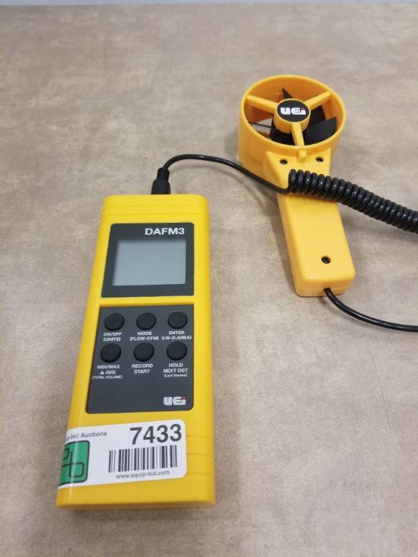 lot 7433 image: UEi Digital Air Flow Measuring Tool DAFM3