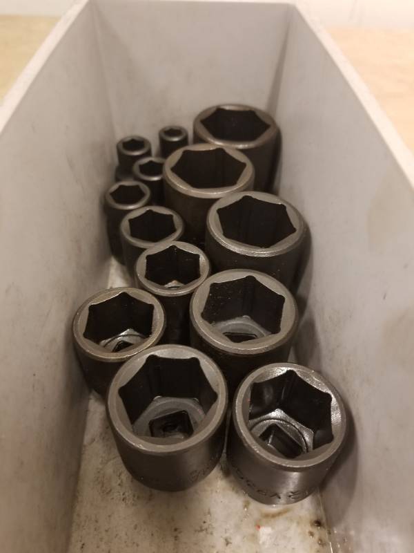 lot 7409 image: MAC Tools 13 PC Impact Socket Set