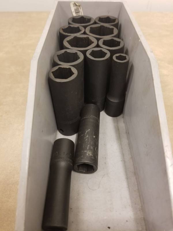lot 7420 image: MAC Tools 12PC Impact Deep Sockets