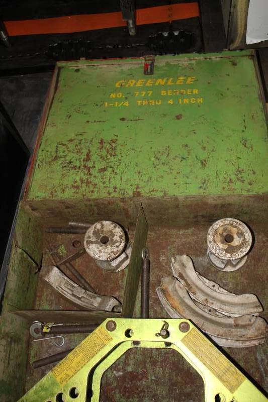 lot 3625 image: Greenlee Pipe Bender