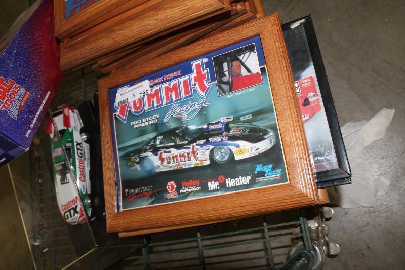 lot 785 image: 6-Framed Car Racing Pictures