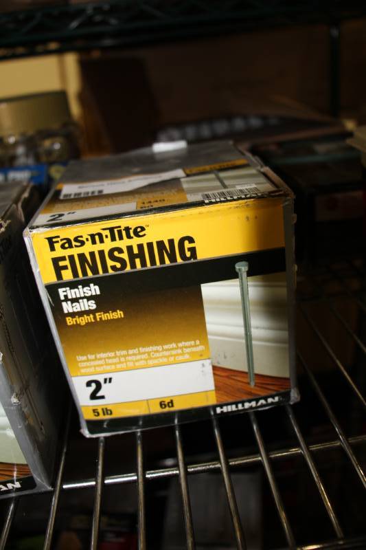 lot 839 image: Finishing 6d Nails 2 inch Bright -5 lbs