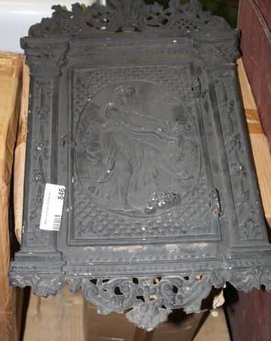 lot 846 image: Vintage Iron Door Front