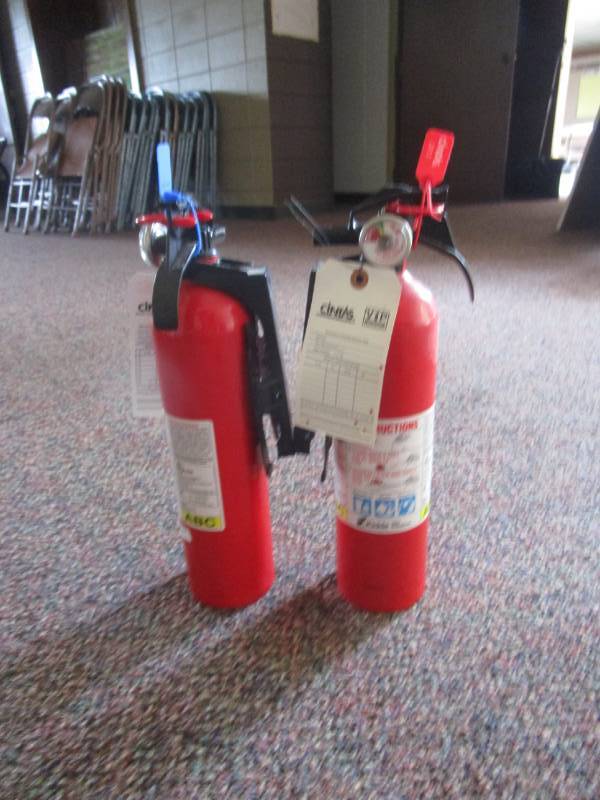 lot 5154 image: Two Fire Extinguishers