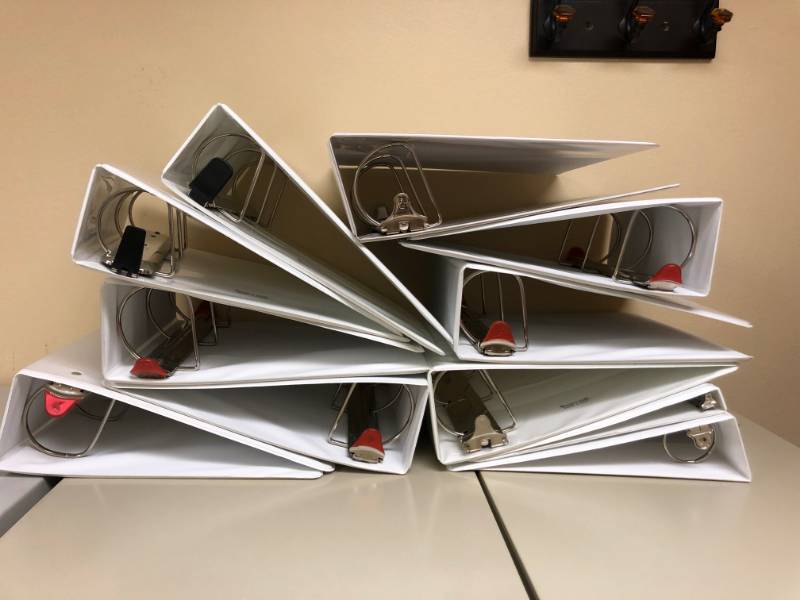 lot 4278 image: Lot of 9 Binders