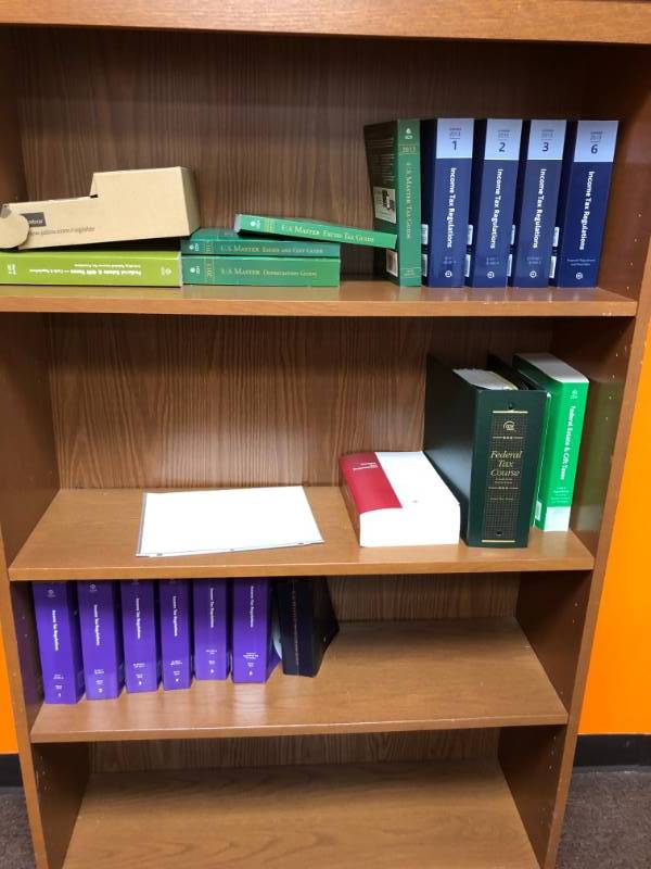 lot 4308 image: Lot of Informational Tax Books