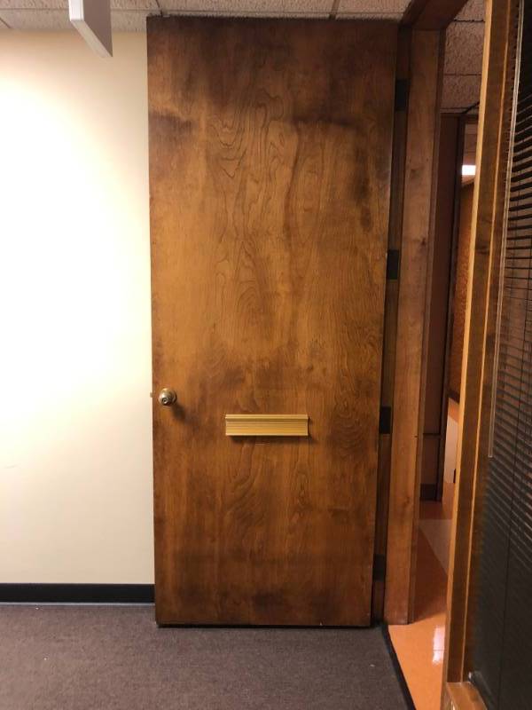 lot 4311 image: Industrial Office Door w Mail Slot