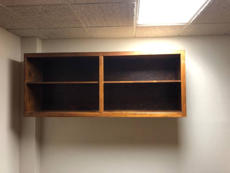 lot 4315 image: Wooden Hanging Cabinets