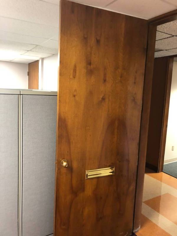 lot 4382 image: Industrial Door with Mail Slot