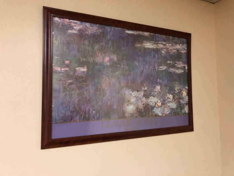 lot 4257 image: Claude Monet Print Wall Dcor - Water Lillies