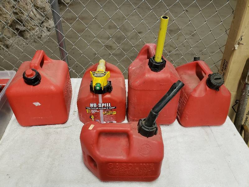 lot 10808 image: Gas Cans